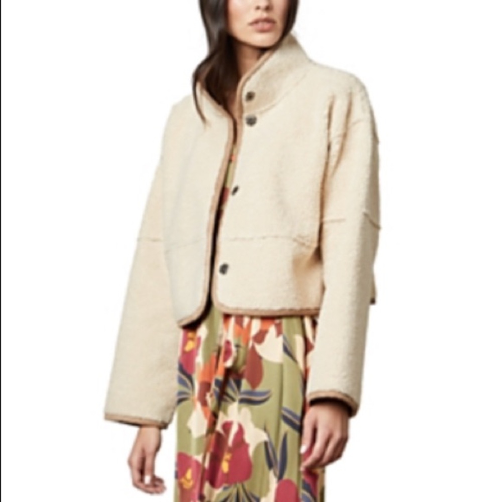 Velvet by Graham & Spencer Cream Jacket